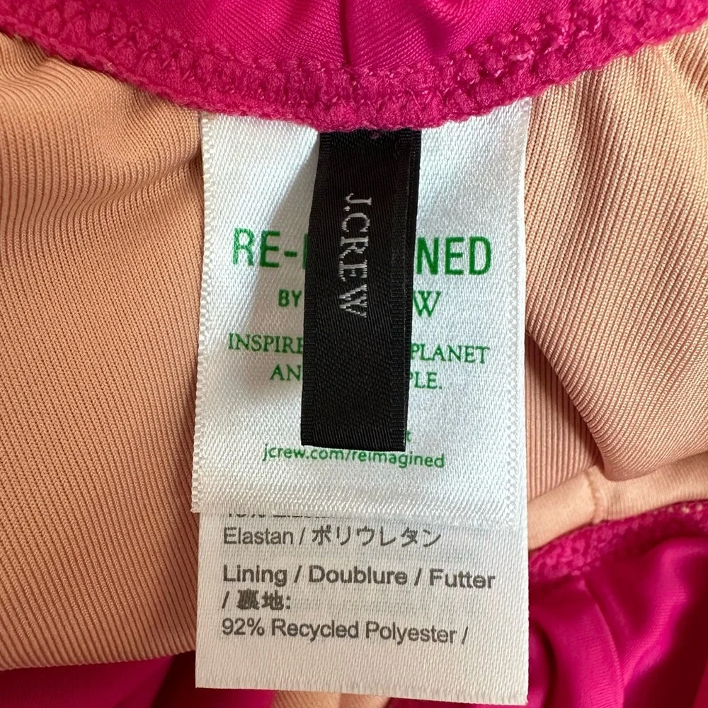 J. Crew Ruffle One-Piece Swimsuit in Fuchsia Pink - Picture 9 of 14